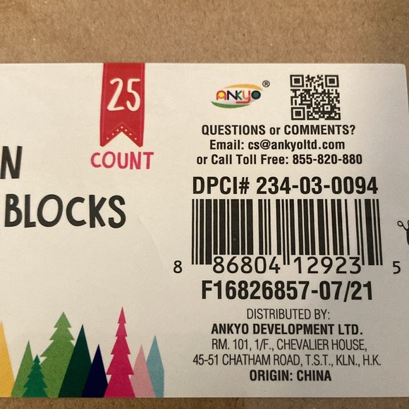 Target BP Christmas Wooden Countdown Blocks - Picture 8 of 8